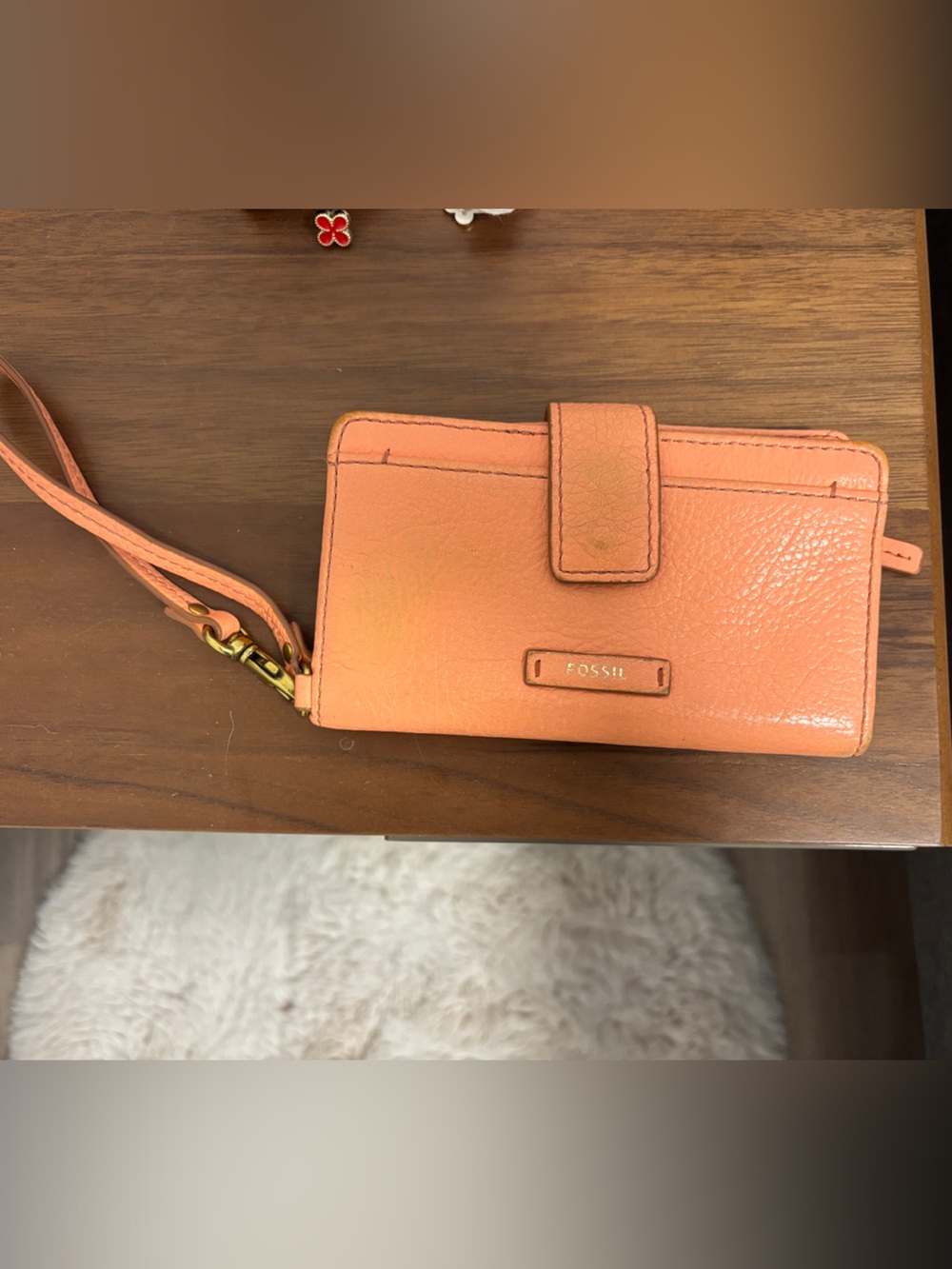 Fossil wallet with Strap